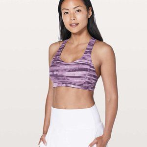 Lululemon Free To Be Serene Bra Size 8 - Shadowed Smoked Mulberry